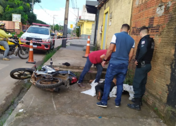 Motociclista morre em acidente de trânsito na madrugada