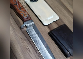 Armada com faca, mulher fere companheiro durante briga, em Parauapebas