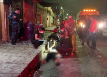 Atiradores matam dois e deixam um ferido em bar no Bairro da Paz