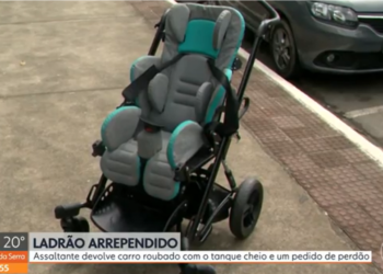 No Espírito Santo, ladrão rouba carro, mas se arrepende e devolve com tanque cheio e pede desculpas