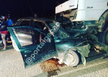 Parauapebas: Colisão entre carro e caçamba deixa motorista gravemente f€rido