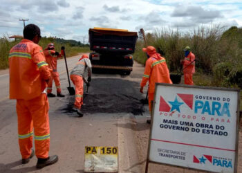 Setran reforça frentes de trabalho para melhorar trafegabilidade na PA-150, no sudeste do Pará