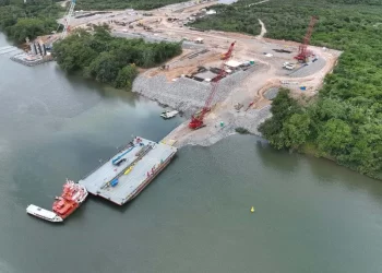 Marabá: Obras das novas pontes do Rio Tocantins avançam para etapa embarcada