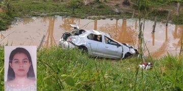 Noivos capotam carro em Itupiranga e mulher morre