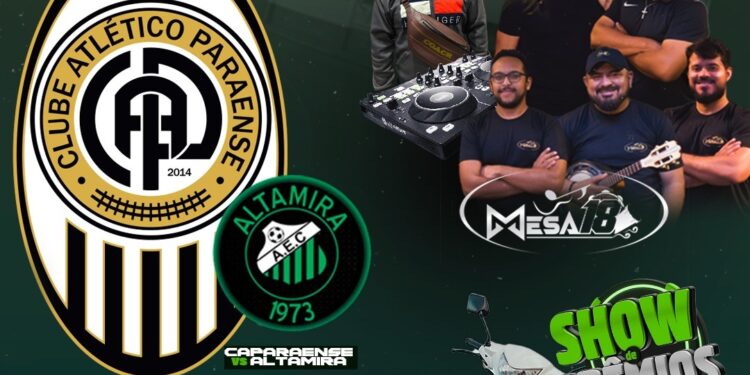 “FUTEBOL E PAGODE” AGITAM O SÁBADO DE JOGO DO ATLETICO PARAENSE NO ROSENÃO